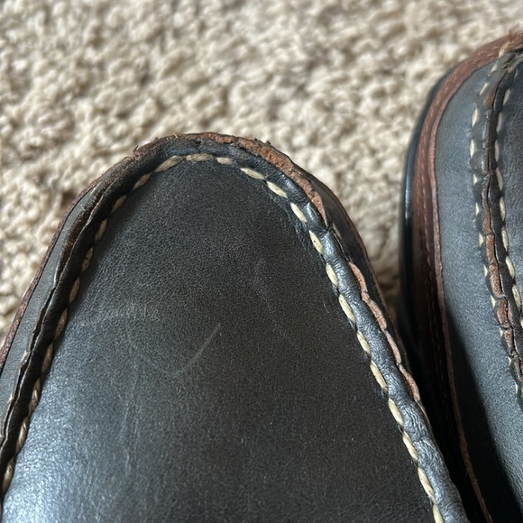 Allen Edmonds Boulder Venetian Driving Moccasin Black Brown Leather Men SZ 9 - Picture 9 of 9